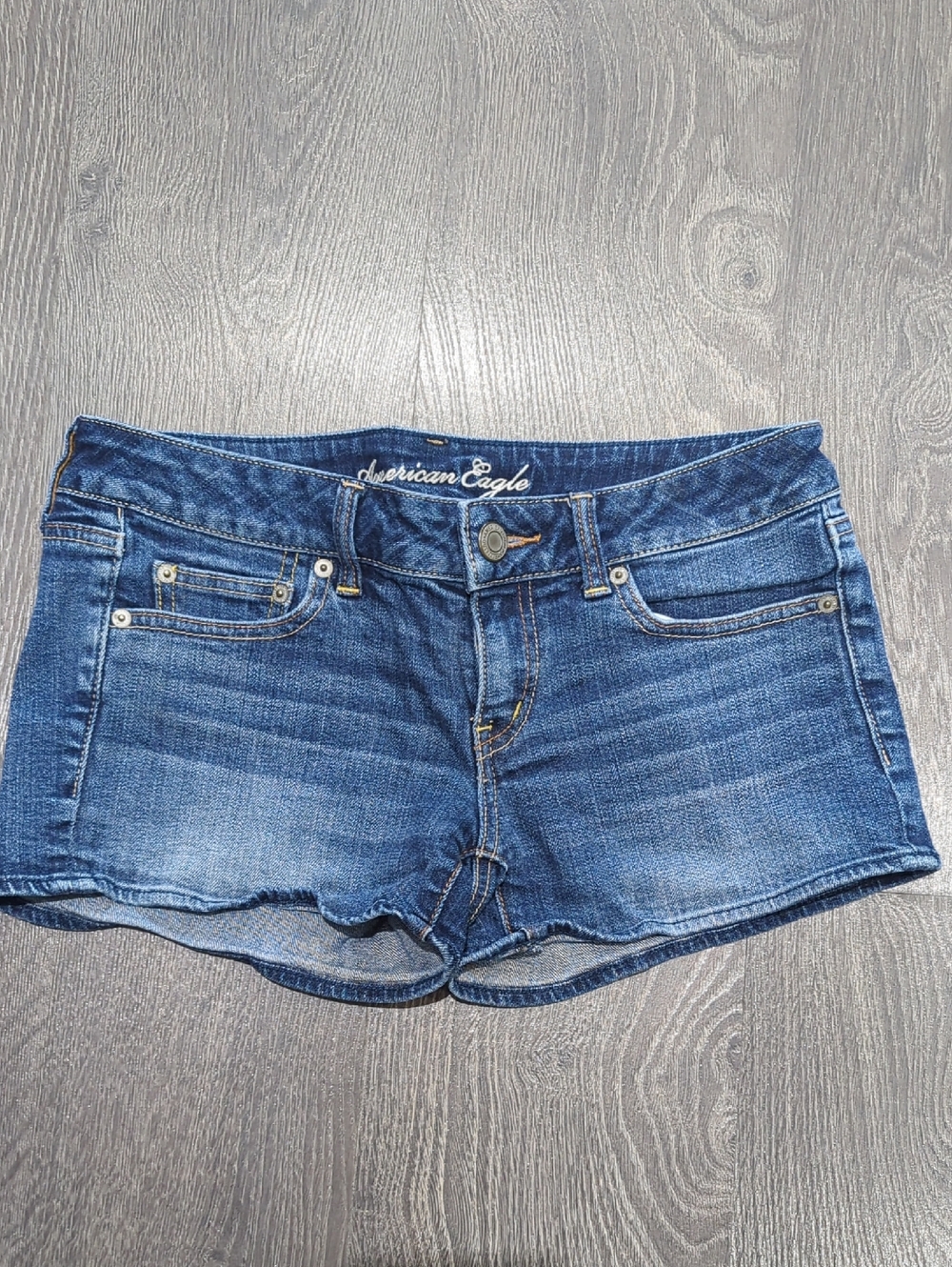 American Eagle Dark Wash Denim Shorts